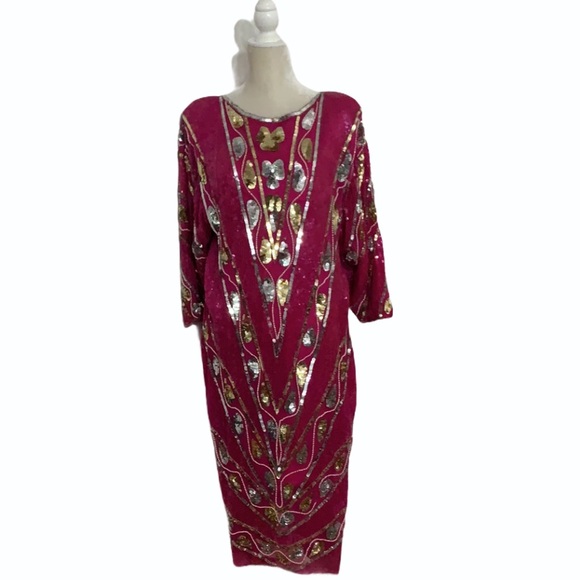 A & A Enterprises Dresses & Skirts - Vintage Sequin Gown by A&A Enterprises